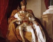 费德里奇 冯 阿莫林 : Emperor Franz I of Austria in his Coronation Robes